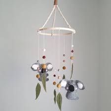 Black And White Baby Mobile Australia Koala Mobile Koala Baby Mobile Baby Mobile Australiana Mobile Koala Nursery Decor Cot Mobile Koala Nursery Nursery Decor Baby Nook