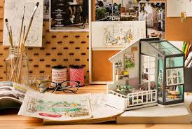 Loisirs Creatifs Maison Miniatures Diy Maison De Poupees Miniatures Dollhouse Mecapuzzle Ide Miniatures Pour Maison De Poupee Maison Miniature Maison De Poupee