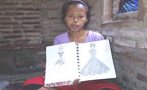 Karya ivan gunawan model baju wanita, pakaian modern, model | desain gamis ivan gunawan. Desain Indah Gadis Disabilitas Yang Selalu Bermimpi Bertemu Ivan Gunawan