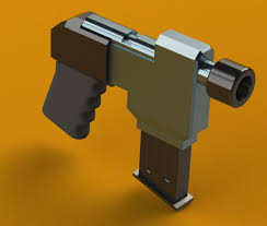 Risk of Rain Commando's Pistol 3D Printable STL Cosplay - Etsy