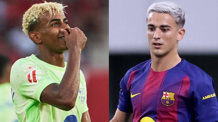 Lamine Yamal visits Gavi in hospital as Barcelona star sends out defiant message after devastating injury blow | Goal.com