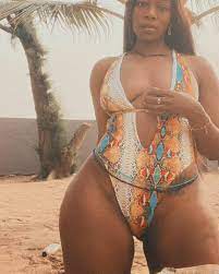 OAP Destiny Amaka flaunts her curves in sexy swimwear photos