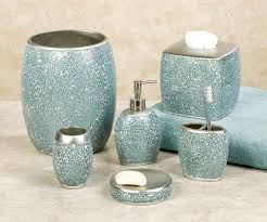 Browse through our wide selection of brands. Calm Waters Light Aqua Mosaic Bath Accessories Turquoise Bathroom Decor Bath Accessories Green Bathroom Accessories