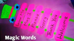 Magic Words Chart Magic Words For Kids Kopi Ko Diy Youtube