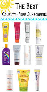 Sunscreen Top 10 Best Cruelty Free Sunscreens Good Sunscreen For Face Cruelty Free Skin Care Natural Skin Care