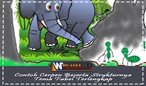 Contoh Cerpen Beserta Strukturnya Tema Fabel Terlengkap Novel Membaca Pengikut