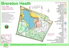 Map of brereton lake area hotels: Brereton Heath Manchester District Orienteering Club