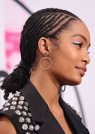 Stylecaster Black Hair Inspiration Conrow Inspiration Red Carpet Beauty Hair Inspiration Cel Natural Hair Styles Curly Hair Styles Braided Hairstyles