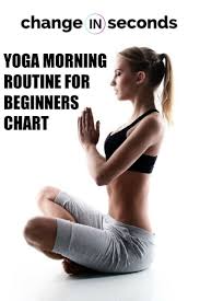 Morning Yoga Routine For Beginners Chart Download Pdf Morning Yoga Routine Yoga Routine For Beginners Morning Yoga