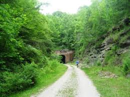 6,800 miles of trail that in west virginia, this section of the trail is 72 miles, and takes hikers through harrison, doddridge, ritchie and wood counties. North Bend Rail Trail West Virginia Biking Map Photos Description Have Bike Will Travel Biketripper Net