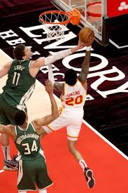 The bucks had drafted alcindor with the no. John Collins With A Poster In Hawks Bucks Game Sports Illustrated Indiana Pacers News Analysis And More