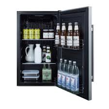 Outdoor mini refrigerator without freezer in stainless steel Outdoor Refrigerators Outdoor Kitchens The Home Depot