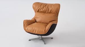 arie chair coachella cognac lana black eq3 ca draaistoel woonkamer