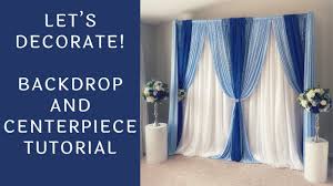 Looking to create a fabulous visual scene behind your big moment? Elegant Royal Blue Wedding Backdrop Time Lapse Setup Youtube