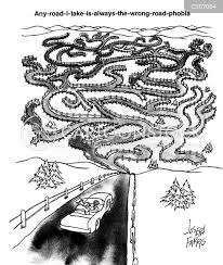 Wrong Road Cartoons and Comics - funny pictures from CartoonStock