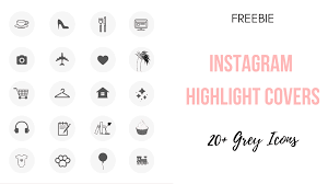 You can create a free account on canva.com to get going. Free Instagram Highlight Covers Grey Cappuccino And Fashion