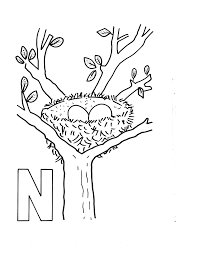 Free letter n coloring page. 5 Best Images Of Free Printable Letter N Coloring Pages Letter N Coloring Home