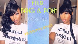 Fasten a high ponytail near the crown. Create 9 Different Genie Ponytail With Bang Looks In Under 5 Minutes Sophie Sticatedmom