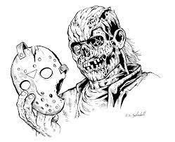 This month features the awesome artwork of dan mumford!!! Kill Some Time By Watching Artist D W Frydendall Draw Jason Voorhees Danny Trejo And Toxie Video Bloody Disgusting