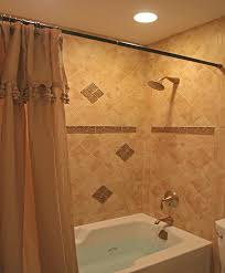 A slender black border in a shower, for example, is a great way to complement a black tile floor. Small Bathroom Shower Tiles Design Novocom Top