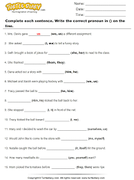 Image Result For Pronouns Worksheet With Answers Pronoun Worksheets Nouns Verbs Worksheets English Grammar Worksheets