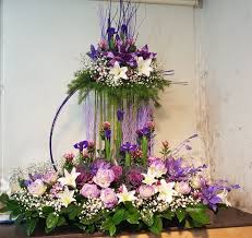 Kerkblomme Churchflowers Fall Floral Arrangements Church Flower Arrangements Modern Flower Arrangements