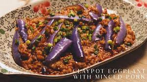How To Make Claypot Eggplant With Minced Pork Easy Chinese Braised Eggplant With Minced Pork Youtube Easy Pork Minced Chicken Recipes Spicy Dishes