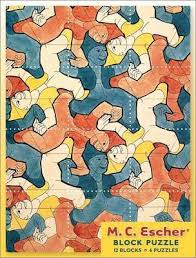 Escher puzzle and thousands more of the very best toys at fat brain toys. M C Escher Block Puzzle M C Escher 9780764959776
