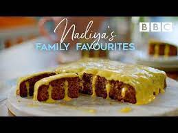 Orange Coffee Poke Cake Nadiya S Family Favourites Bbc Youtube Cake Recipes Bbc Poke Cake Poke Cake Recipes