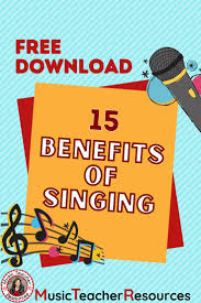 Benefits Of Singing In 2020 Music Education Music Lessons Free Music Worksheets