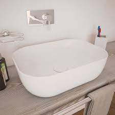 Lavabo Lavabo Da Appoggio Adam 46 Design Pulito Arredamento Bagno Arredamento