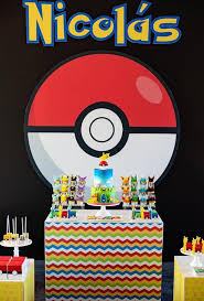 Have you ever in your life seen a more perfect set of party decorations? Kara S Party Ideas Pokemon Birthday Party Kara S Party Ideas