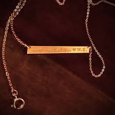 Shop gold bar necklace at bloomingdales.com. Nameplate Necklace 14k Gold Engraved Bar Necklace For Women Men Engraved Bar Necklace Gold Name Bar Necklace Men Name Bar Necklace Gold