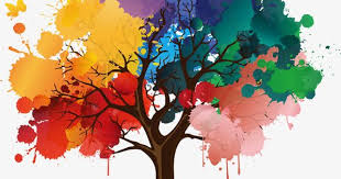 Un Vecteur De Couleur D Encre D Arbres Arbre Dessin Encre