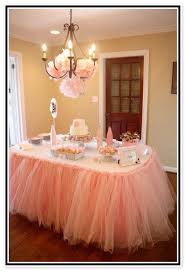 Baby Shower Table Decorations With Tulle Furniture Home Design Ideas Danp7p1lny Baby Shower Princess Baby Shower Parties Girl Shower