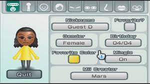 Guest D - Wii - Mii 213 - YouTube