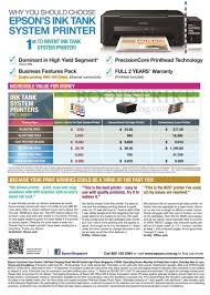 epson ink tank system printers printing cost comparison