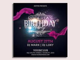 A flyer example is a simple handbill which advertises a product, service, or an event. Birthday Party Flyer Template By Hotpin On Dribbble