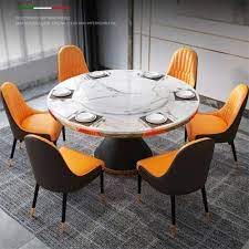 Yew extending dining table and 6 chairs. China Hot Sale Hotel Furniture Modern European Dining Table Chair Set Restaurant Marble Table China Cheap Cake Table Wedding Dining Table