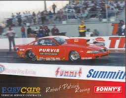 Robert Patrick Purvis Ford REP Racing SVT Mustang Cobra Pro Stock NHRA card  2000