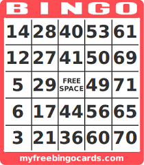 Free Printable Number Bingo Card Generator Bingo Card