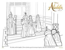 Free printable princess coloring pages. Free Printable Aladdin 2019 Coloring Pages