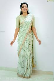Telugu actress preethi latest saree pics, preethi hot navel in saree, preethi spicy cleavage in saree, preethi beautiful saree stills, preethi hot saree exclusive pics. Rashmika Mandanna In Designer Saree Photo Shoot Image 109 Tollywood Heroines Stills Te Fancy Blouse Designs Indian Fashion Saree Indian Saree Blouses Designs