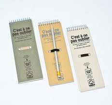 spiral bound notebook in three subdued colors made in a handy narrow size perfect for list making repinned by drukwerkdeal nl inspiratie pinterest