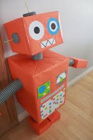 Robot Party Wrap Different Size Boxes Using Color Scheme To Create Effect Robot Birthday Party Robot Party Maker Fun Factory Vbs