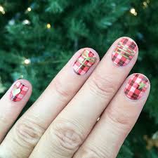 Download Plaid Nail Art For Christmas 100 Directions