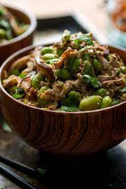 Shredded Tofu And Shiitake Stir Fry Recipe Recipe Vegetarian Dishes Recipes Veggie Recipes