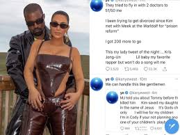 Kanye west is known as a talented rapper and a person, who likes sharp quotes. Kanye West Says He Is Trying To Divorce Kim Kardashian In Deleted Tweet English Movie News Times Of India