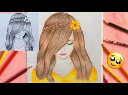 I always try to show the easiest way of drawing and painting. Farjana Drawing Academy And My Drawing How To Draw A Girl Farjana Drawing Academy Popular Video Youtube In 2021 How To Draw A Girl My Drawings Drawings