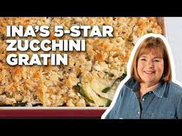 Ina Garten S Top Rated Zucchini Gratin Barefoot Contessa Food Network Youtube In 2020 Best Ina Garten Recipes Food Network Recipes Zucchini Gratin